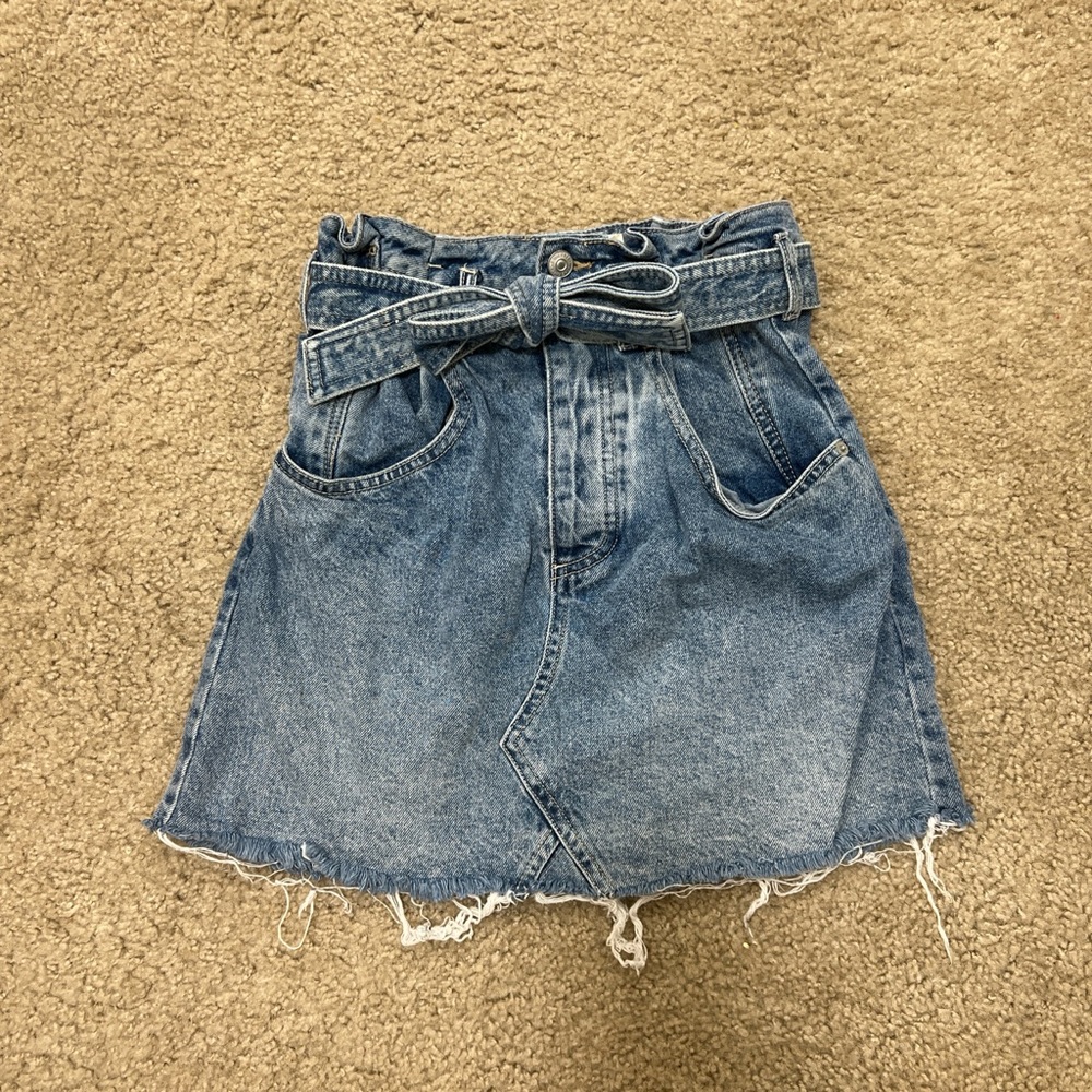 We The Free Denim Skirt